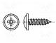 B3.5X13/BN14072 - Screw, 3,5x13, Head  button, Pozidriv, steel, zinc, Size  PZ2