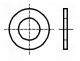 Washer, round, M2, D=5mm, h=0.3mm, A2 stainless steel, DIN 125A