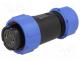 SP2110/S4/II2N - Plug, female, SP21, PIN 4, IP68, 7÷12mm, screw terminal, for cable