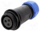 Plug, female, SP21, PIN 3, IP68, 7....12mm, soldering, for cable, 500V