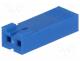 Connector - Plug, wire-board, female, PIN 2, w/o terminals, 2.54mm, for cable