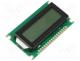 Displays - Display  LCD, alphanumeric, STN Positive, 8x1, LED, Char 7.93mm