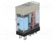 Relay  electromagnetic, SPDT, Ucoil 24VDC, 10A/250VAC, 10A/30VDC