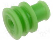 AMP-0-0281934-4 - Seal for wire, Superseal 1.5, green, Øcable 1.4....1.7mm