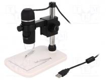 Digital microscope, Mag  x10÷x300, 90g, Interface  USB 2.0