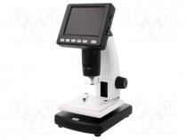 Digital microscope, Mag  x10....x500, Interface  micro-USB, Plug  EU