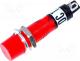 NI-2FRD-12V - Indicator  bulb, recessed, 12VDC, Cutout  Ø7.5mm, for soldering