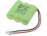 Re-battery  Ni-MH, 2/3AAA,2/3R3, 3.6V, 300mAh, Leads  cables