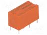 Relays PCB - Relay  electromagnetic, SPST-NO, Ucoil 12VDC, 6A/250VAC, 6A/30VDC