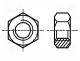 Nut - Nut, hexagonal, M5, A2 stainless steel, Pitch 0,8, 8mm, BN 628