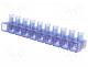BM9924 - Terminal block, Colour  blue, Mat  polycarbonate, for cable, 4mm2