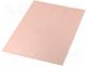 LAM210X297E1.2 - Laminate, FR4, 1.2mm, L 297mm, W 210mm, Coating  copper