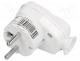 9002214 - Connector  AC supply, round, Uni-Schuko, with earthing, plug, male