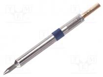 Tip, conical sloped, 0.7mm, 325÷358C, sloped 45