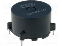 CAF-7.8-1.0 - Inductor  wire, THT, 1mH, 7.8A, 9m, 250VAC, -40÷125C, 30%, 10kHz