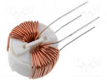 Inductor  wire, THT, 1mH, 1A, 70mΩ, -25÷120°C, 250V