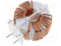 EMC Filter - Inductor  wire, THT, 0.6mH, 8A, 15mΩ, -25÷120°C, 250V