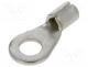 Ring terminal, M4, 1.5....2.5mm2, crimped, for cable, non-insulated