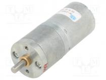 POLOLU-1591 - Motor  DC, with gearbox, 6VDC, LP, 499 1, 11rpm, max.2.82Nm, 2.4A