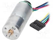 POLOLU-2276 - Motor DC, with gearbox, 6VDC, HP, 98.78 1, 100rpm, max.1.127Nm, 6A