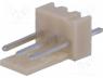 Connector - Socket, wire-board, male, NS25, 2.54mm, PIN  3, THT, 250V, 3A, tinned