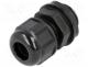 Cable gland, PG11, IP68, Mat  polyamide, black, UL94V-2, Gasket  NBR