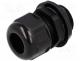 MX-936000413 - Cable gland, PG16, IP68, Mat  polyamide, black, UL94V-2, Gasket  NBR