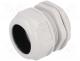 Cable gland, PG48, IP68, Mat  polyamide, light grey, UL94V-2