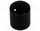   - Knob, with pointer, aluminium, thermoplastic, Shaft d 6mm, black