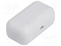 10006.5 - Enclosure  multipurpose, X 31mm, Y 56mm, Z 24mm, ABS, light grey