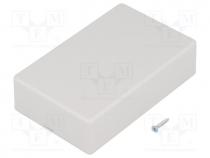 10016.7 - Enclosure  multipurpose, X 57mm, Y 90mm, Z 23mm, ABS, light grey