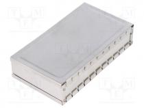 Enclosure  shielding, X 68mm, Y 122mm, Z 27mm, steel