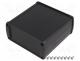 Enclosure  multipurpose, TEKAM, X 106mm, Y 110mm, Z 45mm, black