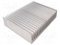 Heatsinks - Heatsink  extruded, grilled, L 200mm, W 262mm, H 60mm, aluminium