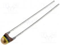 640-100K - NTC thermistor, 100k, THT, 4190K, -40....125C, 500mW