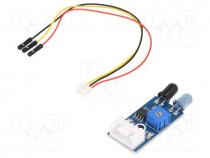 Sensor  distance, Interface  analog, infrared, 3.3....5V, 35