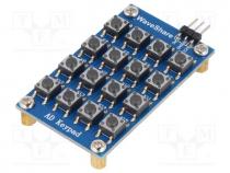 Sensor  touch, 5VDC, Interface  ADC, Channels 16, switch