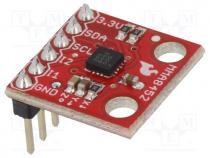 Sensor  accelerometer, 1.95....3.6VDC, IC  MMA8452Q, Interface  I2C