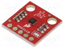 Sensor  position, 1.95....3.6VDC, IC  MAG3110, Interface  I2C