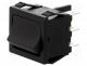 AE-H8670VBAAA - ROCKER, 3-position, DP3T, ON-OFF-ON, 10A/250VAC, 10A/28VDC, black