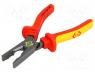 Pliers, insulated, universal, for voltage works, 180mm