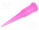 FIS-20H - Needle  plastic, 1.25", Size 20, straight, 0.58mm
