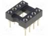 ICM-308-1-GT - Socket  DIP, PIN 8, 7.62mm, gold plated, Øpin 0.5mm, 1A, THT