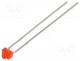 LL-204VD2A-V1-2B - LED, 1.8mm, red, 200-300mcd, 55, 1.6....2.5V, Front  convex