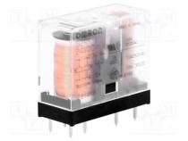 Relay  electromagnetic, SPDT, Ucoil 24VDC, 5A/250VAC, 5A/30VDC