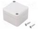 Z-116J-PS - Enclosure  multipurpose, X 49mm, Y 51mm, Z 36mm, polystyrene, grey