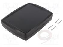   - Enclosure  multipurpose, X 144mm, Y 184mm, Z 38mm, ABS, black, IP65