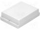 Z-46/J - Enclosure  multipurpose, X 116mm, Y 198mm, Z 53mm, polystyrene