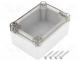 Enclosure  multipurpose, X 64mm, Y 88mm, Z 42mm, ABS, grey, gasket