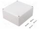 Enclosure  multipurpose, X 115.3mm, Y 125.5mm, Z 58.4mm, grey